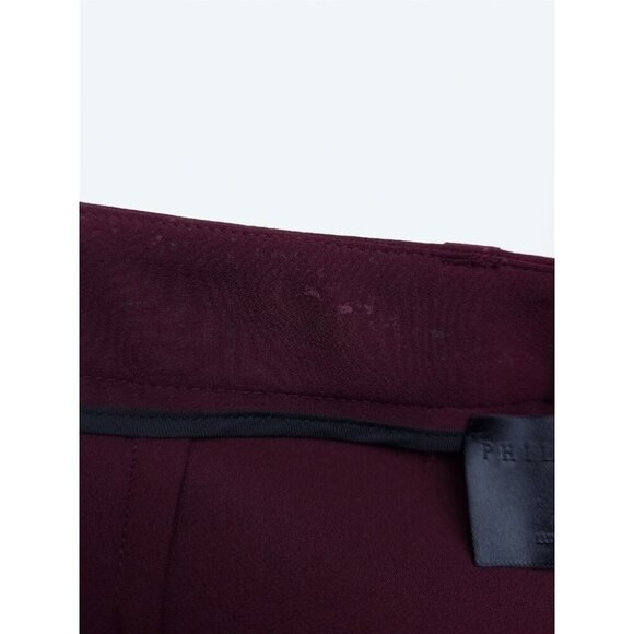 Philipp Plein Couture Crystal Embellished 'Bunny' Trousers Size 40 M Wine - Picture 12 of 13